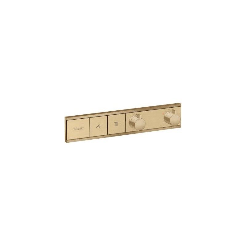 RainSelect - Thermostat for concealed installation for 2 functions - brushed bronze AX 15380140 HANSGROHE - 1