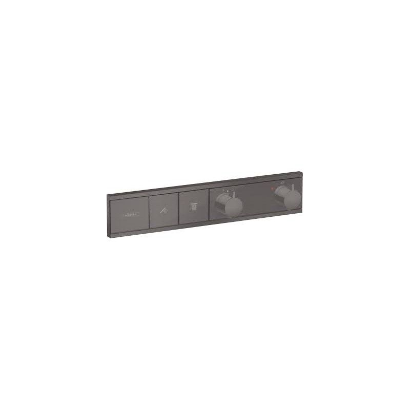 RainSelect - Thermostat for concealed installation for 2 functions - Brushed Black Chrome AX 15380340 HANSGROHE - 1