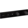 RainSelect - Thermostat for concealed installation for 2 functions - matt black AX 15380670 HANSGROHE - 1