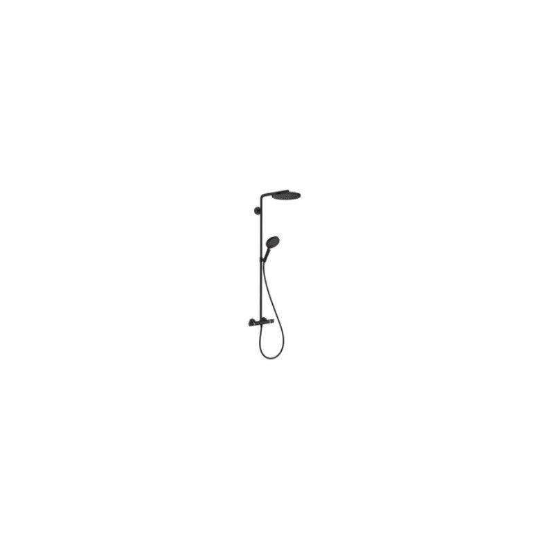 Raindance Select S - Showerpipe 240 1jet P avec mitigeur thermostatique - noir matt HG 27633670 HANSGROHE - 1