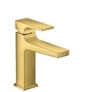 Metropol - Mitigeur de lavabo 100 poignee manette avec bonde Push-Open- aspect dore poli HANSGROHE  32500990 HANSGROHE - 1