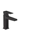 Metropol - Single lever basin mixer 110 with lever handle with push-open waste - matt black HANSGROHE  32507670 HANSGROHE - 1
