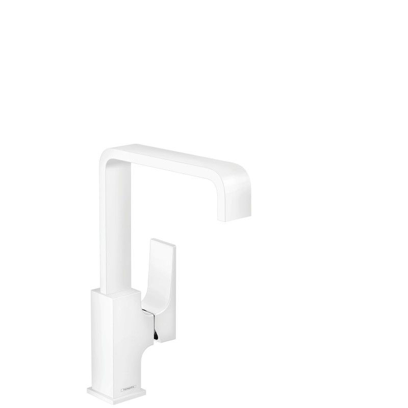 Metropol - Miscelatore monocomando lavabo 230 con maniglia a leva e push-open - bianco opaco HANSGROHE  32511700 HANSGROHE - 1