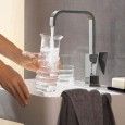 Metropol - Miscelatore monocomando lavabo 230 con maniglia a leva e push-open - oro lucido HANSGROHE  32511990 HANSGROHE - 1