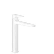 Metropol - Single lever basin mixer 260 da Wash bowl with lever handle with push-open waste - matt white HANSGROHE  32512700 HAN