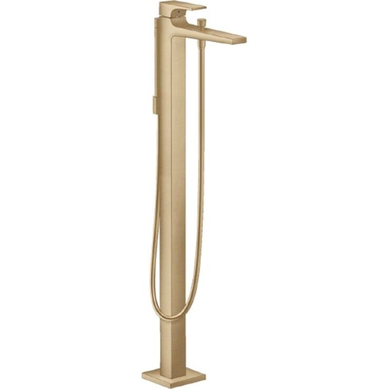 Metropol - Single lever manual bath mixer floor-standing with lever handle - brushed bronze HANSGROHE  32532140 HANSGROHE - 1