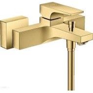 Metropol - Single lever manual bath mixer for exposed installation with lever handle - polished gold-optic HANSGROHE  32540990 H