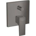 Metropol - Set de finition mitigeur bainpour solution encastree poignee manette - noir chrome brosse HANSGROHE  32545340 HANSGRO