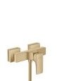 Metropol - Single lever manual shower mixer for exposed installation with lever handle - brushed bronze HANSGROHE  32560140 HANS