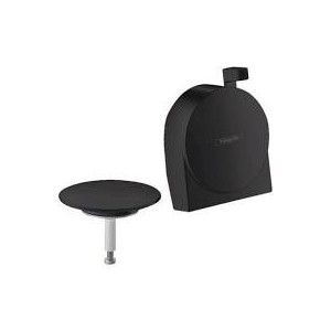 Exafill S - Set esterno erogazione vasca, set scarico e troppopieno - nero opaco HG 58117670 HANSGROHE - 1