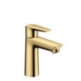 Talis E - Single lever basin mixer 110 CoolStart with Pop-up waste set - polished gold-optic HG 71713990 HANSGROHE - 1