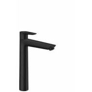 Talis E - Single lever basin mixer 240 with Pop-up waste set - matt black HG 71716670 HANSGROHE - 1