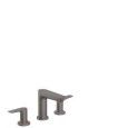 Talis E - 3-hole basin mixer  with Pop-up waste set - Brushed Black Chrome HG 71733340 HANSGROHE - 1
