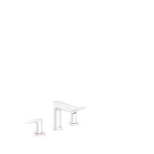 Talis E - Melangeur de lavabo 3 trous  avec tirette et vidage - Blanc matt HG 71733700 HANSGROHE - 1