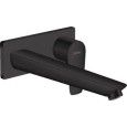 Talis E - Mitigeur de lavabo pour solution encastree sur le mur avec Bec deverseur 22.5 cm - noir matt HG 71734670 HANSGROHE - 1