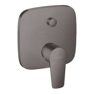 Talis E - Set de finition mitigeur bainpour solution encastree - noir chrome brosse HG 71745340 HANSGROHE - 1