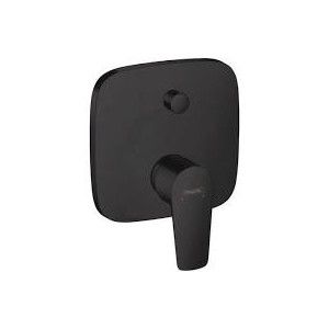 Talis E - Set de finition mitigeur bainpour solution encastree - noir matt HG 71745670 HANSGROHE - 1