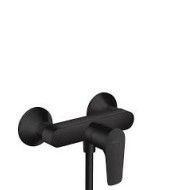 Talis E - Single lever manual shower mixer for exposed installation - matt black HG 71760670 HANSGROHE - 1