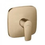 Talis E - Single lever manual shower mixer for concealed installation - brushed bronze HG 71765140 HANSGROHE - 1