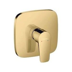 Talis E - Single lever manual shower mixer for concealed installation - polished gold-optic HG 71765990 HANSGROHE - 1