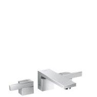 Melangeur de lavabo 3 trous  encastre au mur avec bec 190 mm - coupe de diamant  HG 46061000 HANSGROHE - 1