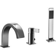 Rock Deck mounted Mixer with diverter without Spout Cromo -  Paffoni RO 041CR RUBINETTERIA PAFFONI - 1