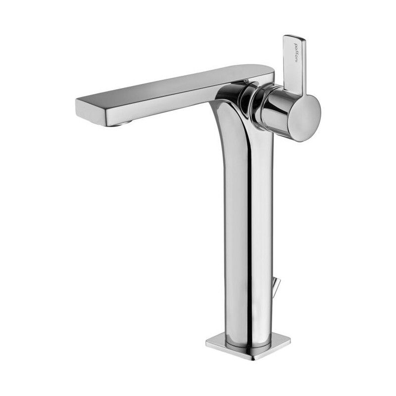 Rock Mélangeur de lavabo prolongé avec vidange automatique 11/4G Paffoni RO 085CR RUBINETTERIA PAFFONI - 1