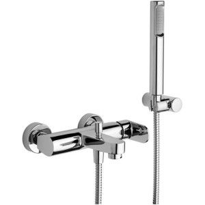 Candy Bath Shower Mixer with diverter Cromo -  Paffoni CA 026CR RUBINETTERIA PAFFONI - 1