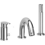 Candy miscelatore bordo vasca con deviatore  Cromo -  Paffoni CA 040CR RUBINETTERIA PAFFONI - 1