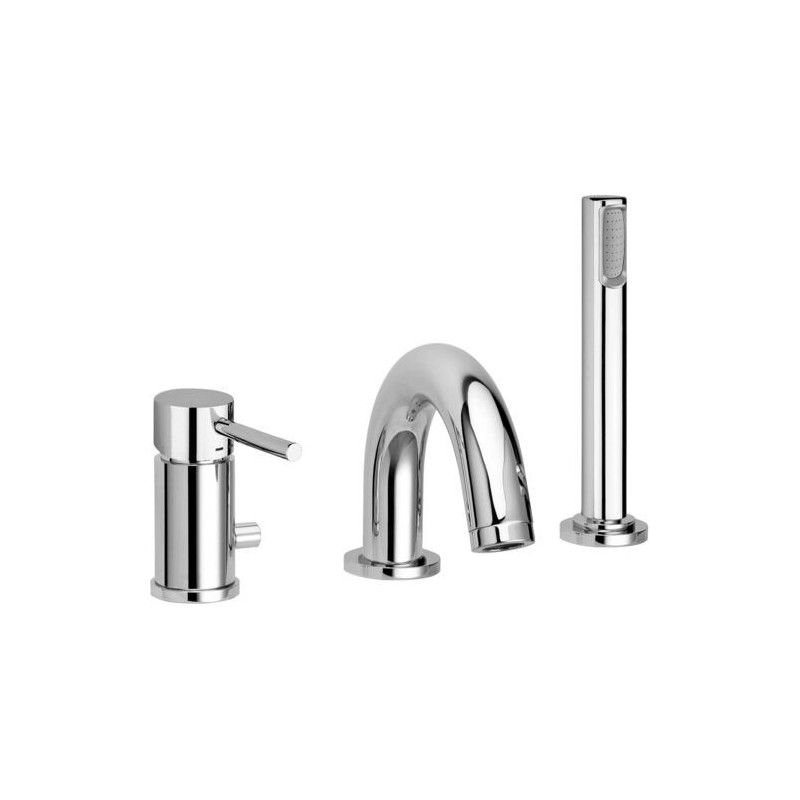 Stick Deck mounted Mixer with diverter Cromo -  Paffoni SK 040LCR RUBINETTERIA PAFFONI - 1