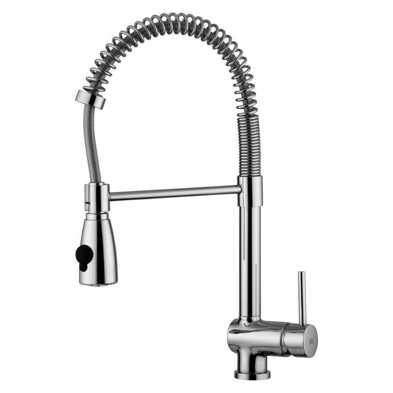 Stick Einloch-Spülenmischer mit schwenkbarem Auslauf   Cromo -  Paffoni SK 178CR RUBINETTERIA PAFFONI - 1
