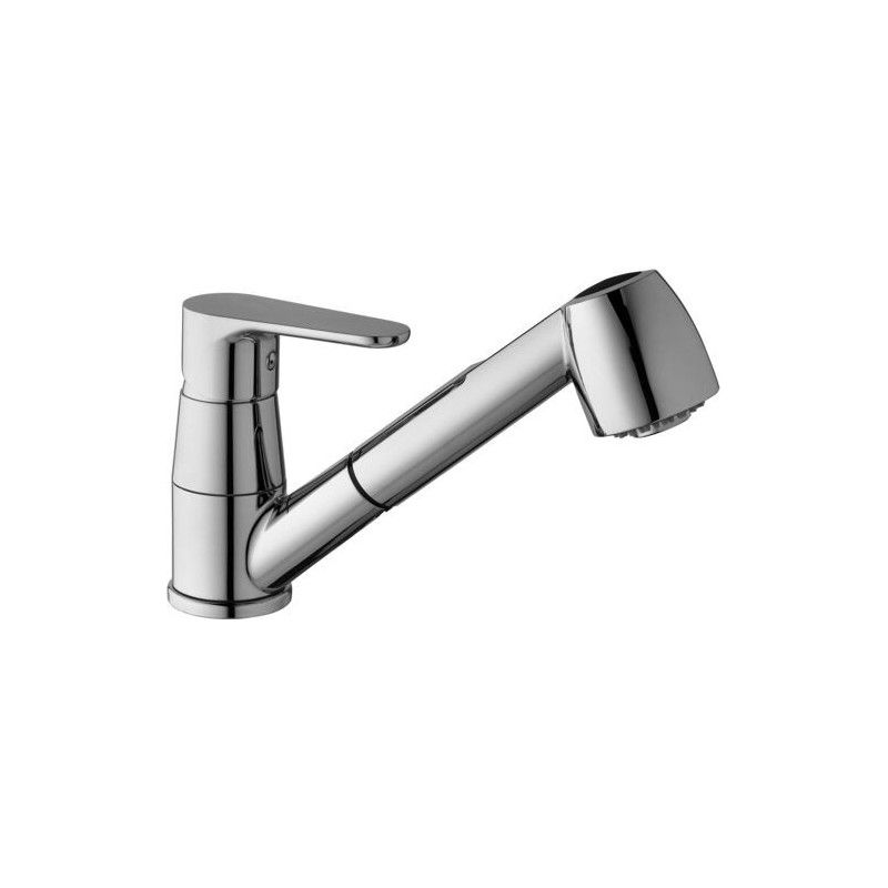 Green Mélangeur d'évier monotrou avec canon pivotant Cromo -  Paffoni GR 183CR RUBINETTERIA PAFFONI - 1