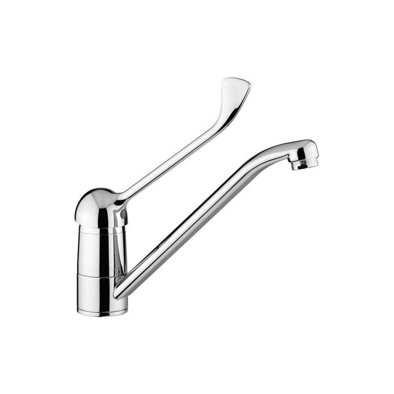 Duemila Einloch-Spülenmischer mit schwenkbarem Auslauf  Cromo -  Paffoni DU 303CR RUBINETTERIA PAFFONI - 1
