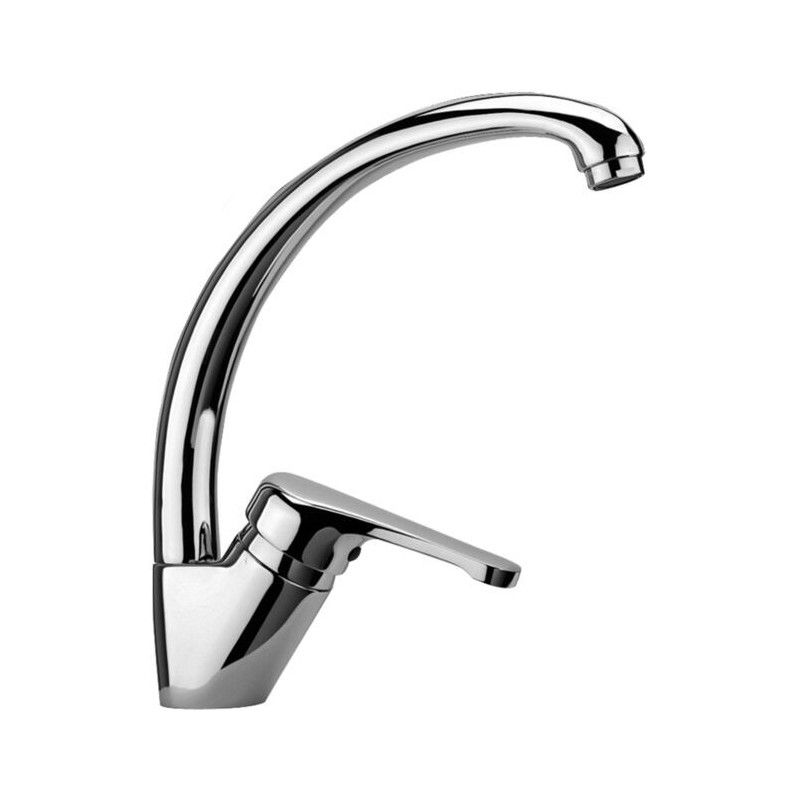 Nettuno One hole Sink Mxer with swivelling spout Cromo -  Paffoni NT 181CR RUBINETTERIA PAFFONI - 1