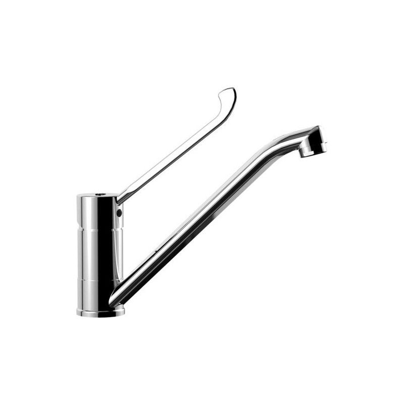 Red One hole Sink Mxer with swivelling spout  -  Paffoni RED 303CR RUBINETTERIA PAFFONI - 1