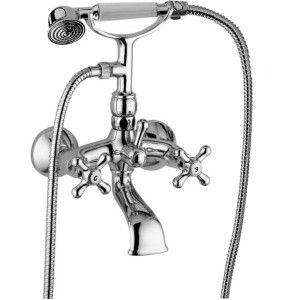 Iris - Viola traditional bath shower mixer Retrò with diverter Cromo -  Paffoni IRV 027CR RUBINETTERIA PAFFONI - 1