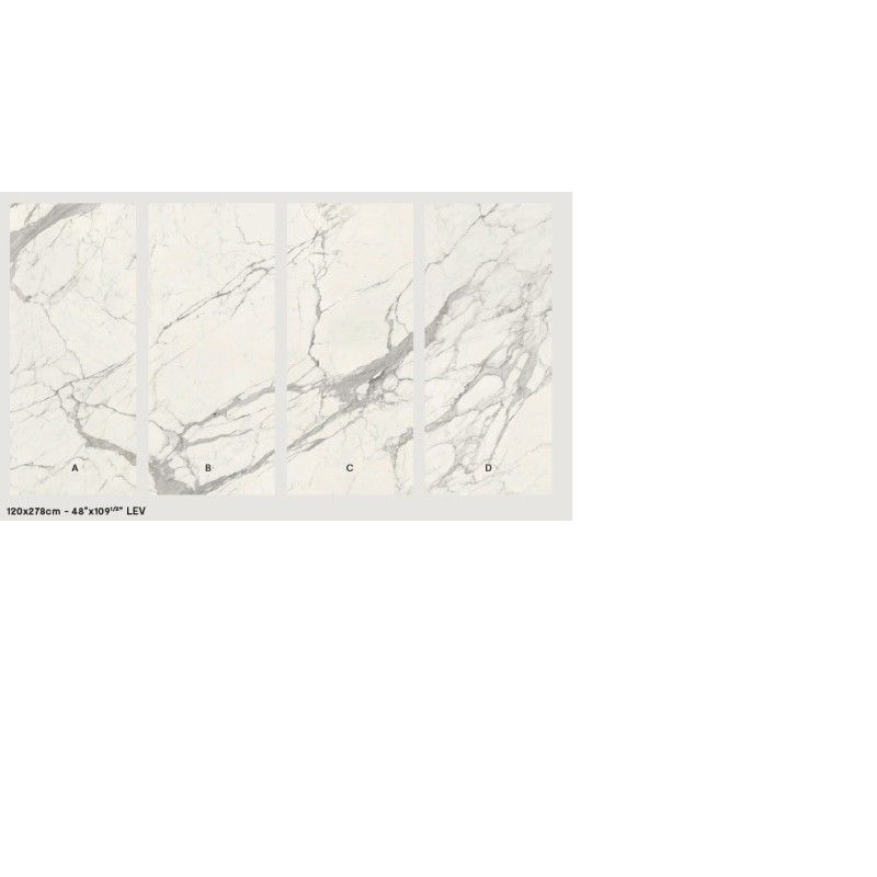 SLIMTECH SYNESTESIA PURE STATUARIO CHAIN C POLISHED 120X278 - Lea Ceramiche LS7S53C LEA CERAMICHE - 1