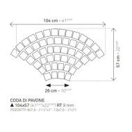 PERCORSI SMART LAVIS Coda di Pavone EVO 104X57 DEK - S6c4 Ceramiche Keope
