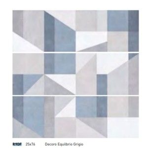 REPLACE GRIGIO 25X76 DECORO EQUILIBRIO - RAGNO R9DF RAGNO  - 1