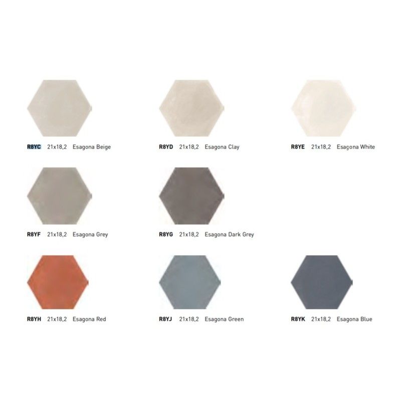 STRATFORD ESAGONA GREY 21X18,2  - RAGNO R8YF RAGNO  - 1