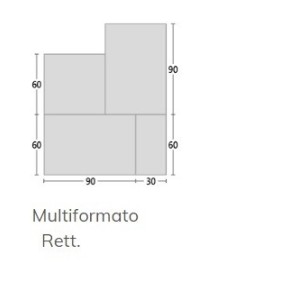 ALL BLACK  3 FORMATS MODULE BEIGE 60X90 - NOVABELL ALKM433 NOVABELL - 1
