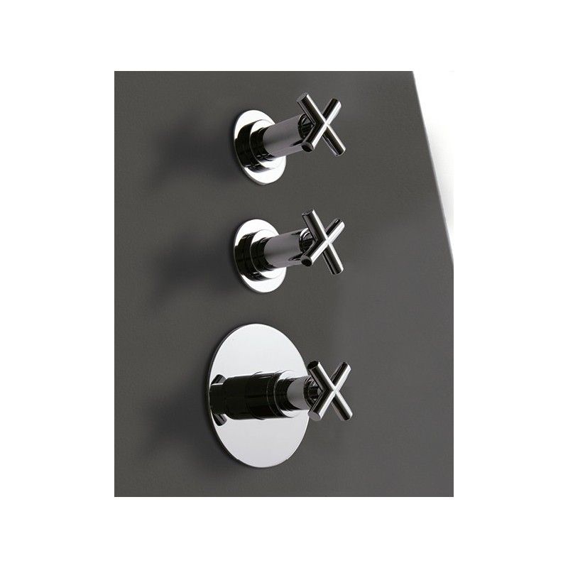 Da-Da 2 Gruppo termostatico da incasso CONFORT a 1 uscita (1 rubinetto) - parti grezze  - Rubinetteria Zazzeri 4700 T550 A00  - 