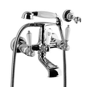 803 Mitiguer bain douche mural 3/4" avec fixation douchette murale - Rubinetteria Zazzeri 2003 A401 A00  - 1