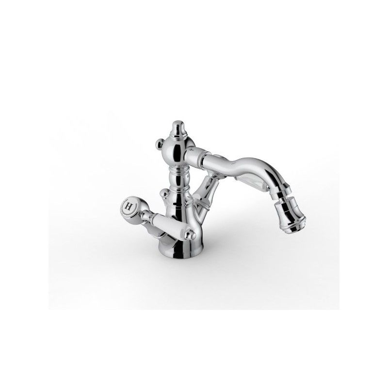 Kent 3 Single hole Bidet set revolving spout - Rubinetteria Zazzeri 5502 3201 A00  - 1