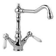 Kent 3 Einloch-Spuelmischer mit drehbarem Hals - Rubinetteria Zazzeri 5502 3103 A00  - 1