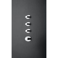 Shirò Gruppo termostatico da incasso CONFORT a 1 uscita (1 rubinetto) - parti grezze  - Rubinetteria Zazzeri 1100 T550 A00  - 1