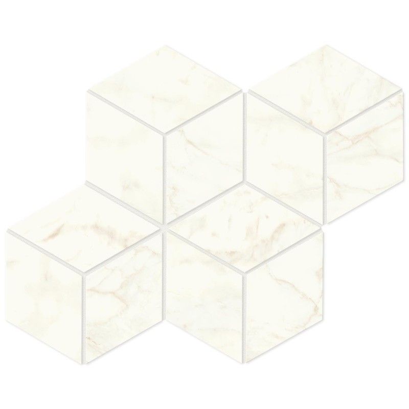 MARVEL SHINE Marvel Calacatta Delicato Mosaik   Hexagon 30x35 Gelaeppt  - Atlas Concorde A42K CERAMICHE ATLAS CONCORDE - 1