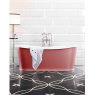 Regal Colors Cast iron Bathtub without Tap holes 182LxH70,5xD81 DEVON&DEVON - 1