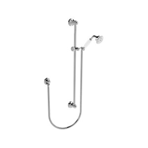 Schiene mit Handbrause, flexiblem Schlauch und Wasseranschluss H78.2 - Chrom DEVON&DEVON - 1