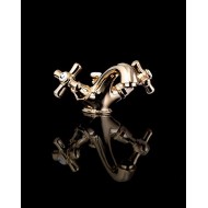 City Einloch Waschtischsatz mit Zugknopfgarnitur - Hellgold DEVON&DEVON - 1